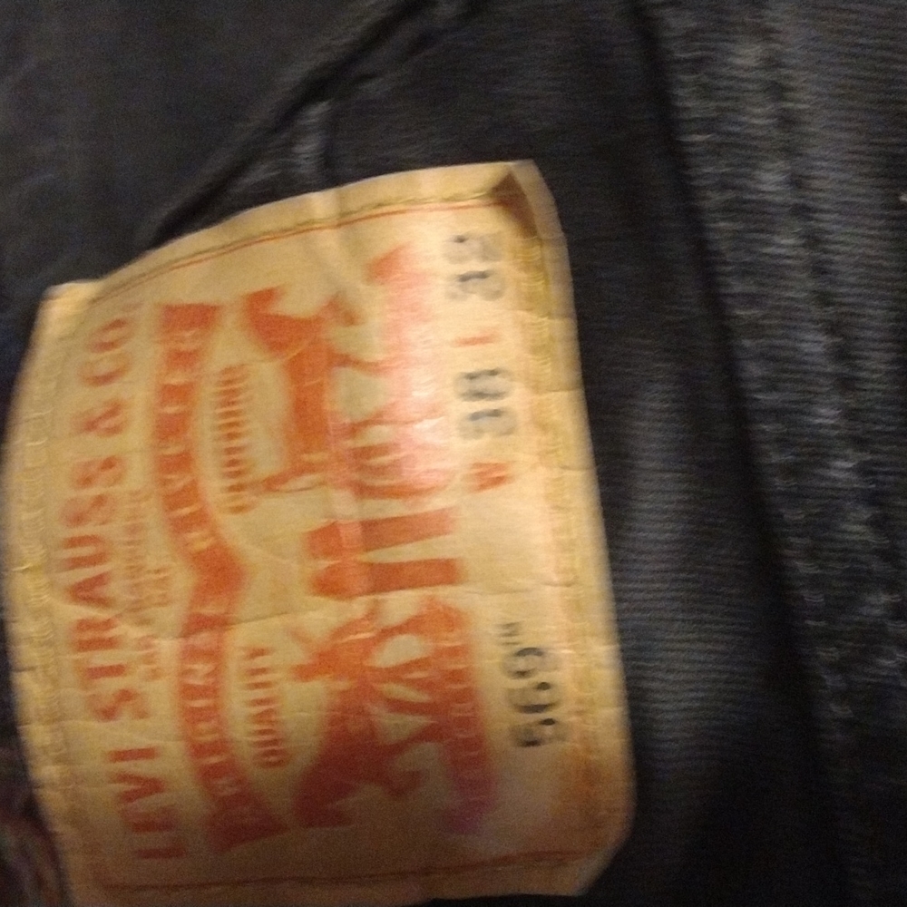 Men's 569 Levi button-fly Jeans ( black) - Picture 4 of 5